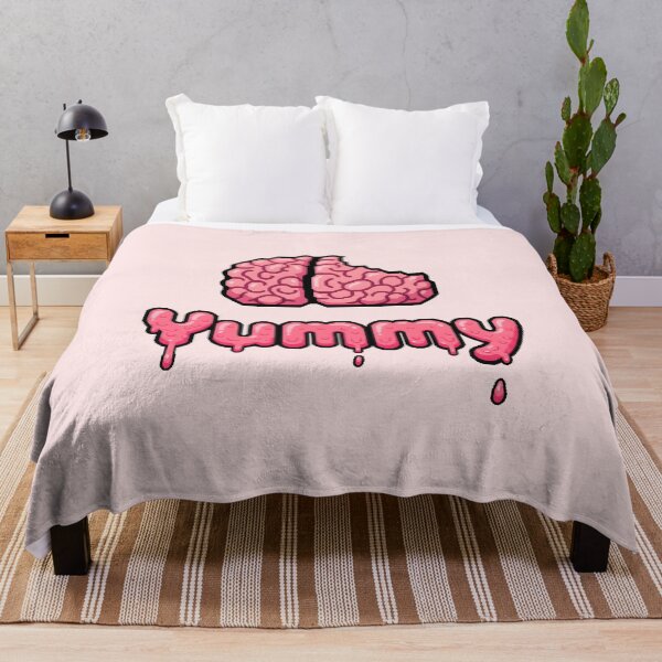 Item preview, Yummy Brains - Funny Zombie Snack Pixel Art designed and sold by Sredsub.
