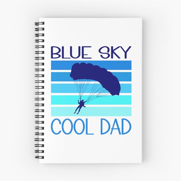 Item preview, Sky Diving for Dad Vibrant Blue designed and sold by desMoi.