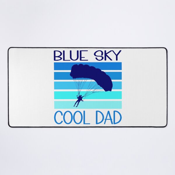 Item preview, Sky Diving for Dad Vibrant Blue designed and sold by desMoi.