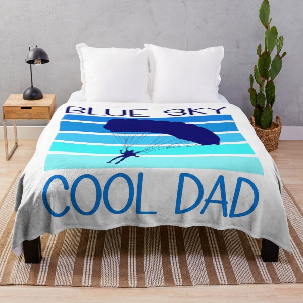 Item preview, Sky Diving for Dad Vibrant Blue designed and sold by desMoi.