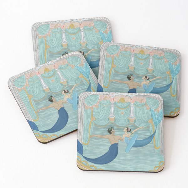 Item preview, Underwater fantasy ballet mermaid illustration - Mermay 2025 designed and sold by SorceressApprentice.