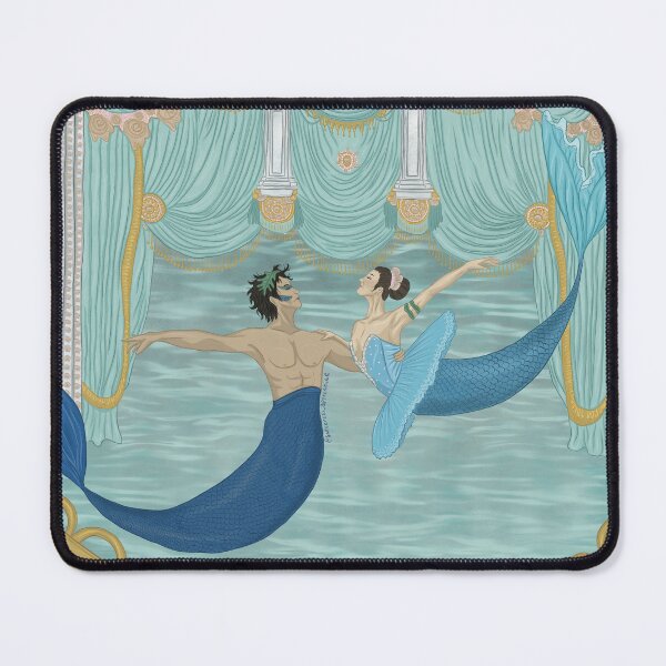 Item preview, Underwater fantasy ballet mermaid illustration - Mermay 2025 designed and sold by SorceressApprentice.