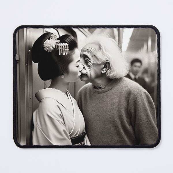 Item preview, "Einstein Gets Tokyo-Kissed: A Subway of Love & Relativity" designed and sold by Print Fiction.