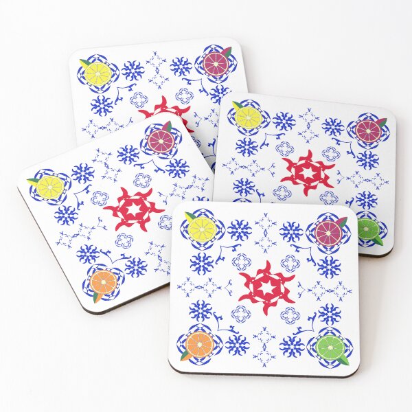 Item preview, Mediterranean Summer Zesty Amalfi Fruit Burst designed and sold by desMoi.
