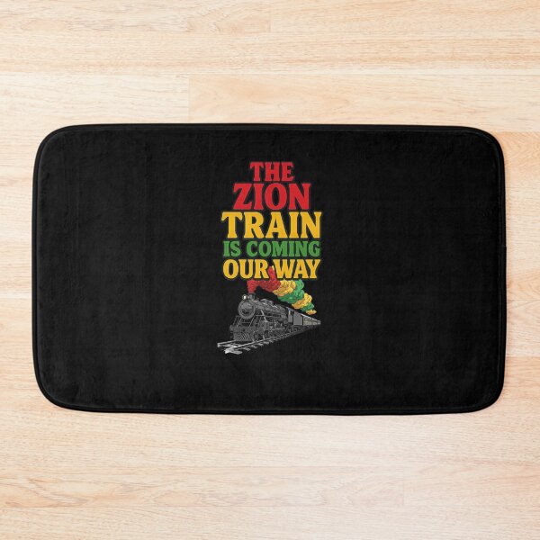 Item preview, The Zion Train Is Coming Our Way – Reggae Roots Vibes Tee designed and sold by Jah Soul Apparel.