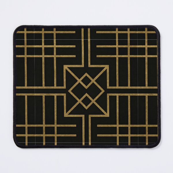 Item preview, Modern Luxury Black And Gold Art Deco Design  designed and sold by svarupa.