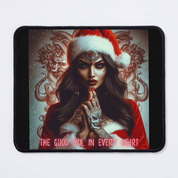 Item preview, Mystic Santa Demon Tattoo Heart designed and sold by Voodoo Store Paranormal Collections.