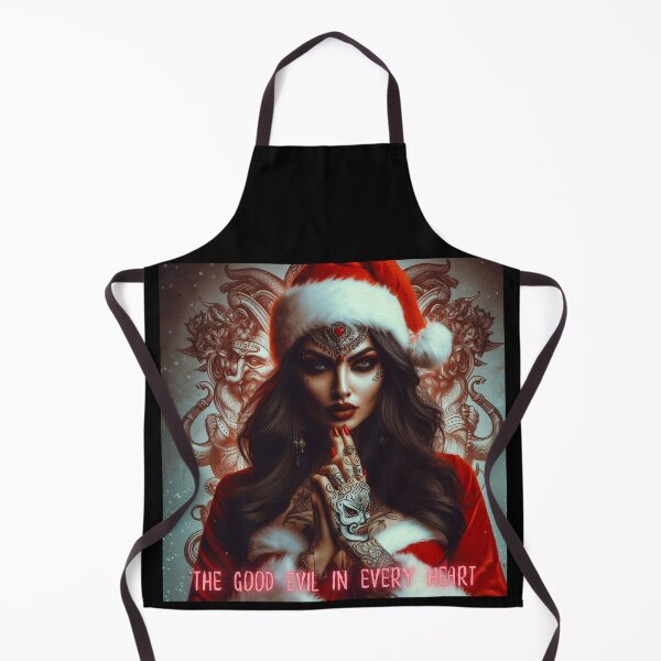 Item preview, Mystic Santa Demon Tattoo Heart designed and sold by Voodoo Store Paranormal Collections.