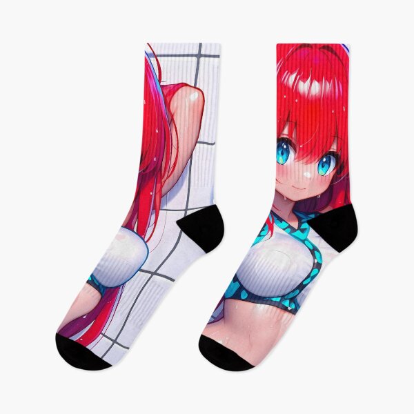 Item preview, Rias Gremory High School DxD Anime Girl Bright Red Hair Swimsuit Scene designed and sold by TorbenKuhano.
