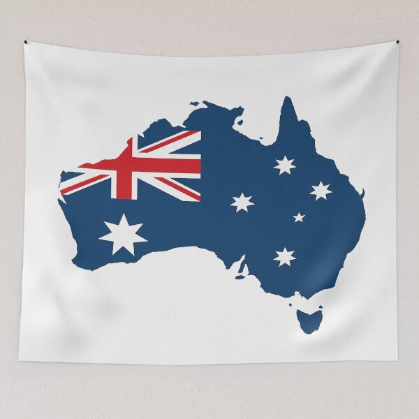 Item preview, Aussie Pride: Australia Flag Map Tribute designed and sold by Globalcitytees.