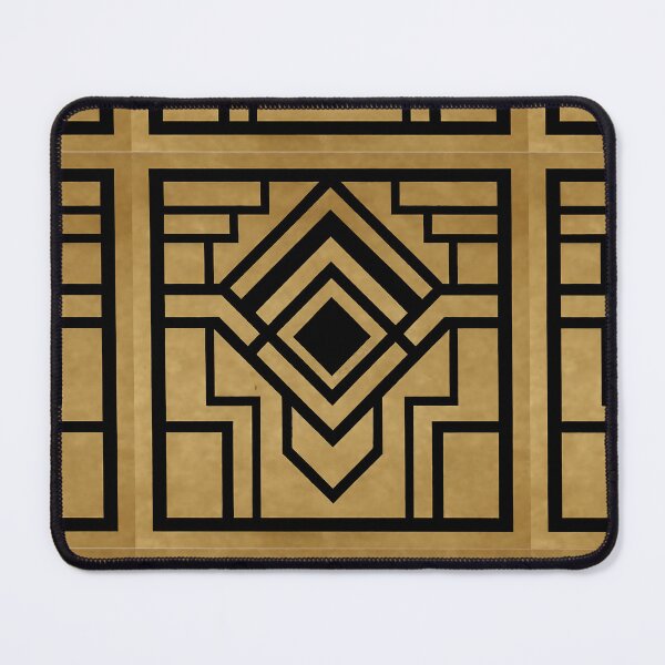 Item preview, Modern Luxury Black And Gold Art Deco Design designed and sold by svarupa.