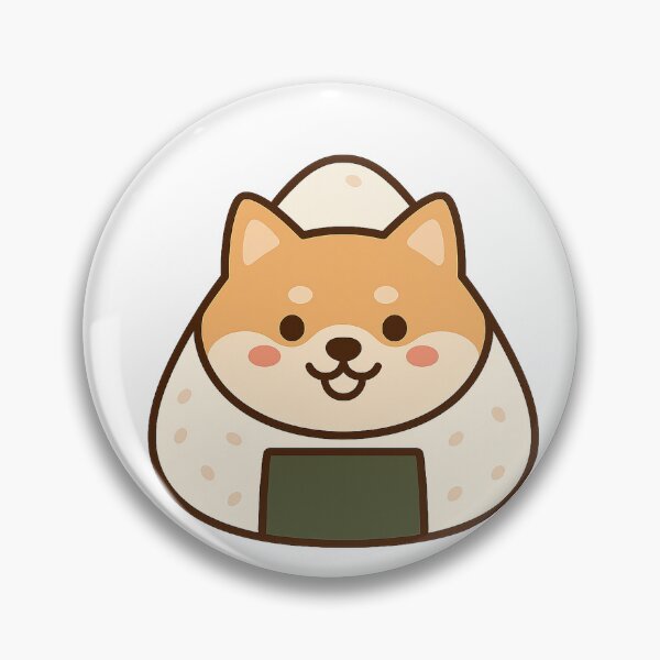 Item preview, Onigiri Shiba Inu – Kawaii Rice Ball Dog designed and sold by Tripconic.