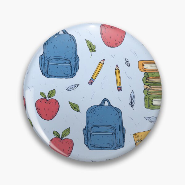 Item preview, Fun School Supplies and Doodles Pattern designed and sold by MidArtForge.