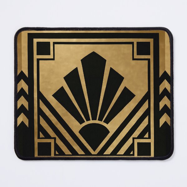 Item preview, Modern Luxury Black And Gold Art Deco Design  designed and sold by svarupa.