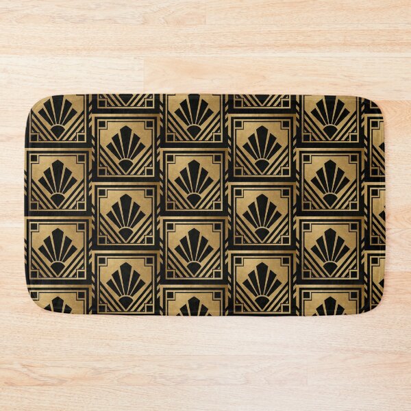 Item preview, Modern Luxury Black And Gold Art Deco Design  designed and sold by svarupa.