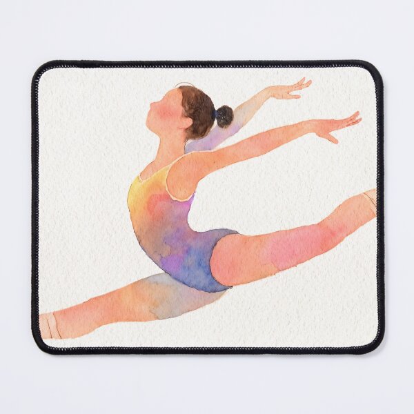 Item preview, Colorful Watercolor Gymnastic Girl Art Design designed and sold by MindWind.