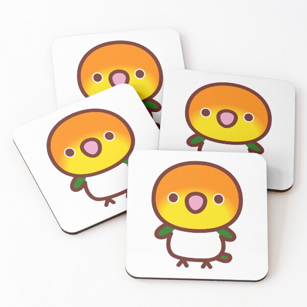 Item preview, White-bellied caique designed and sold by INKOYADO.