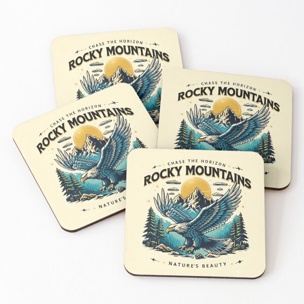 Item preview, Eagle Artwork: Majestic Rocky Mountains and Nature's Beauty designed and sold by Kelvin Hughes Design.