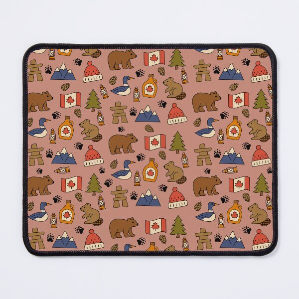Item preview, Canada Famous Icons Retro Style Hand Drawn Design designed and sold by Studio Pico.