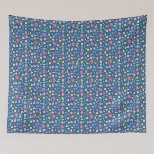 Item preview, Fun School Supplies and Doodles Pattern designed and sold by MidArtForge.