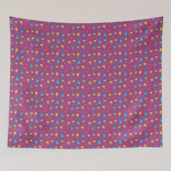 Item preview, Fun School Supplies and Doodles Pattern designed and sold by MidArtForge.