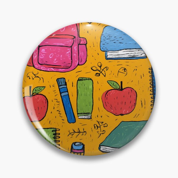 Item preview, Fun School Supplies and Doodles Pattern designed and sold by MidArtForge.