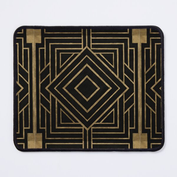 Item preview, Modern Luxury Black And Gold Art Deco Design  designed and sold by svarupa.