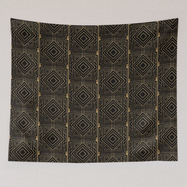 Item preview, Modern Luxury Black And Gold Art Deco Design  designed and sold by svarupa.