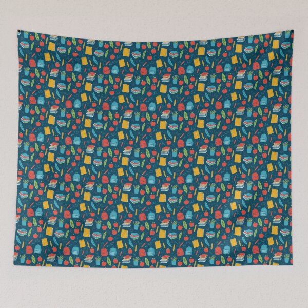 Item preview, Fun School Supplies and Doodles Pattern designed and sold by MidArtForge.