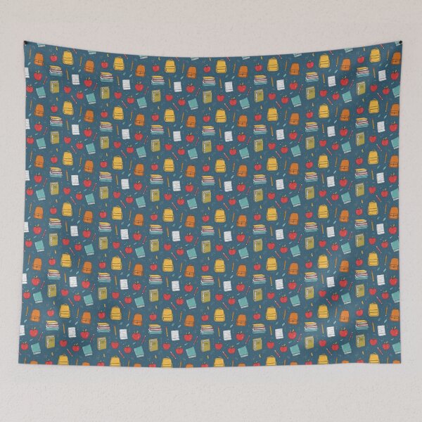 Item preview, Fun School Supplies and Doodles Pattern designed and sold by MidArtForge.