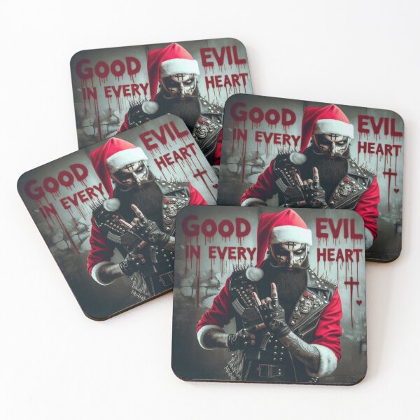 Item preview, Punk Santa Corpsepaint Spiked Gesture designed and sold by Voodoo Store Paranormal Collections.