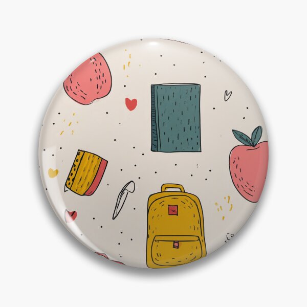 Item preview, Fun School Supplies and Doodles Pattern designed and sold by MidArtForge.