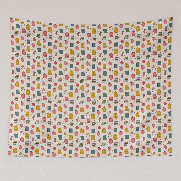 Item preview, Fun School Supplies and Doodles Pattern designed and sold by MidArtForge.