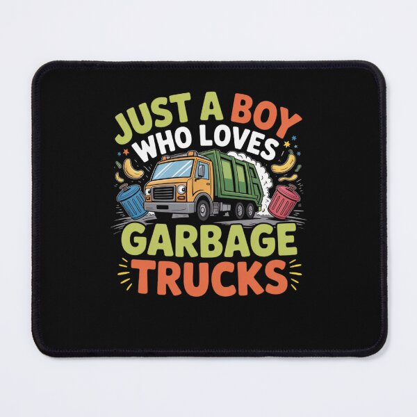 Item preview, Just A Boy Who Loves Garbage Trucks designed and sold by Mateusz Majcherek.