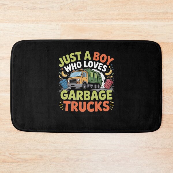 Item preview, Just A Boy Who Loves Garbage Trucks designed and sold by Mateusz Majcherek.