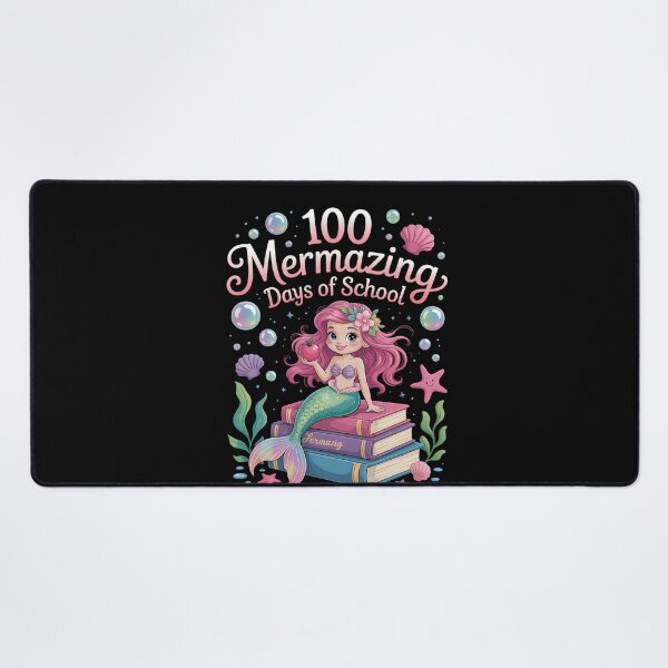Item preview, Mermaid 100th day of school cute designed and sold by DeadlockCrew.