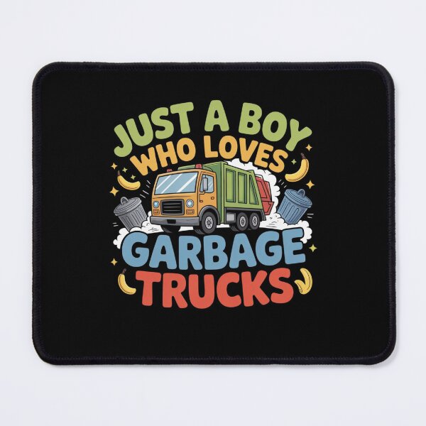 Item preview, Just A Boy Who Loves Garbage Trucks designed and sold by Mateusz Majcherek.