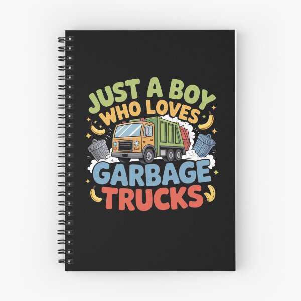 Item preview, Just A Boy Who Loves Garbage Trucks designed and sold by Mateusz Majcherek.