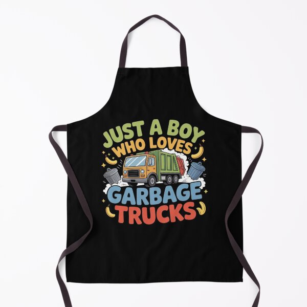 Item preview, Just A Boy Who Loves Garbage Trucks designed and sold by Mateusz Majcherek.