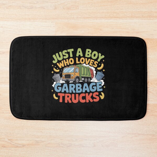 Item preview, Just A Boy Who Loves Garbage Trucks designed and sold by Mateusz Majcherek.
