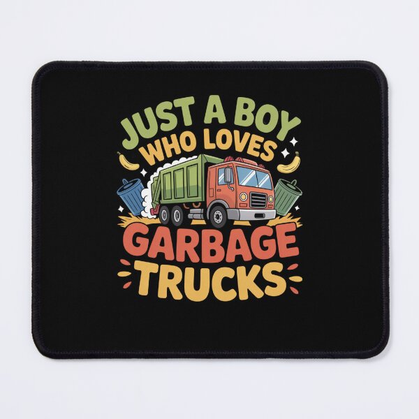Item preview, Just A Boy Who Loves Garbage Trucks designed and sold by Mateusz Majcherek.