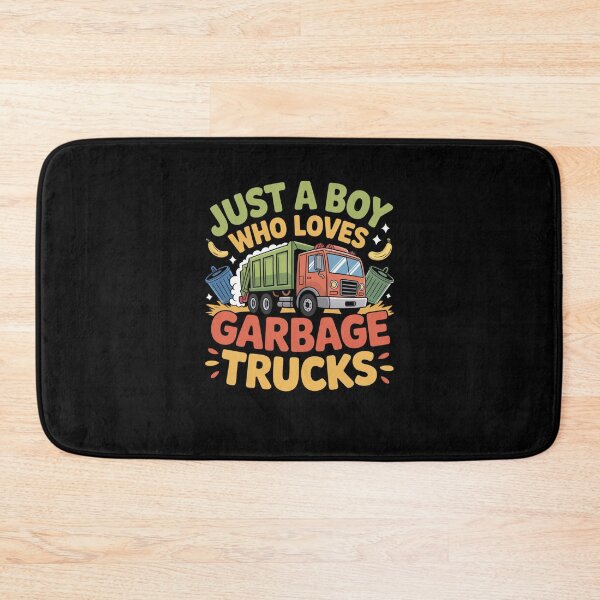 Item preview, Just A Boy Who Loves Garbage Trucks designed and sold by Mateusz Majcherek.