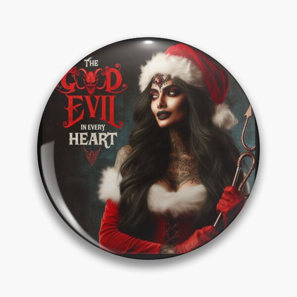 Item preview, Mystic Demon Santa Trident Heart designed and sold by Voodoo Store Paranormal Collections.
