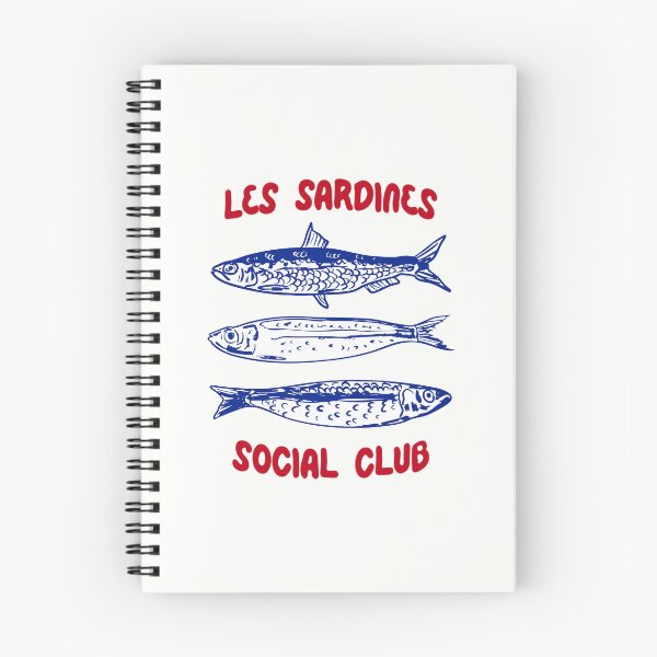 Item preview, Les Sardine Social Club – Retro Nautical Design designed and sold by MaiZephyr.