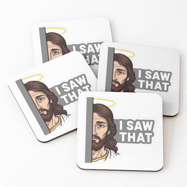 Item preview, "I Saw That" Jesus Sticker designed and sold by loccotown168.