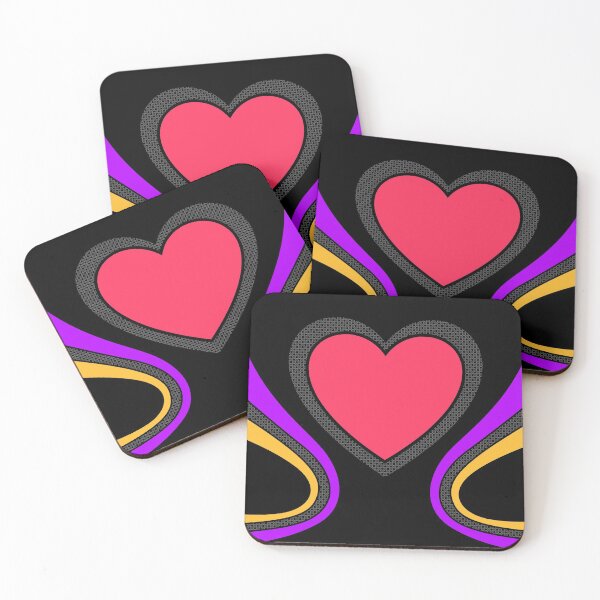Item preview, Heart shape and stripes designed and sold by mrhighsky.