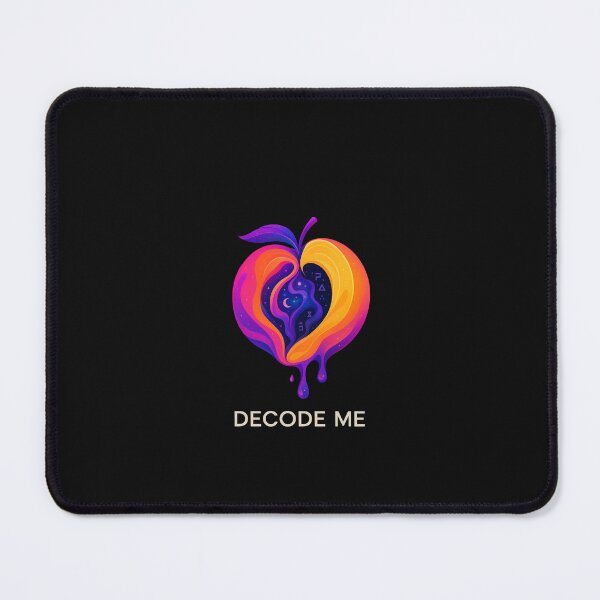Item preview, Cosmic Apple with Symbols - Decode Me Digital Artwork designed and sold by Liv Solara.