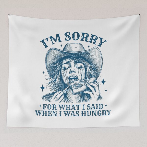 Item preview, Funny Cute Cowgirl Hungry Pizza designed and sold by Jcat7.