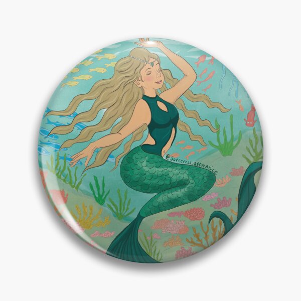 Item preview, Anime mermaid Miyazaki style - Mermay  designed and sold by SorceressApprentice.