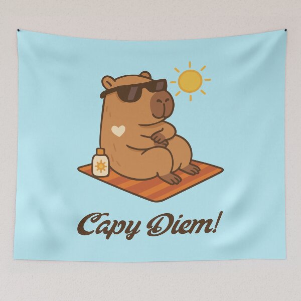 Item preview, Capy Diem designed and sold by RatArt Designs.